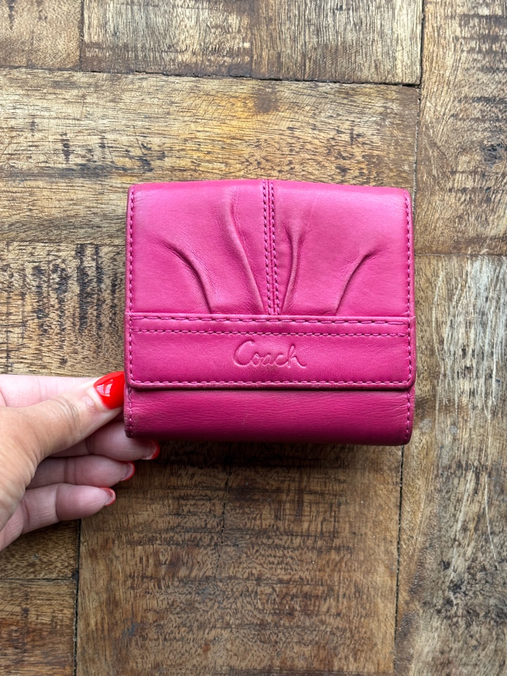 💕💗 💗COACH Soho Pleated Fold Wallet